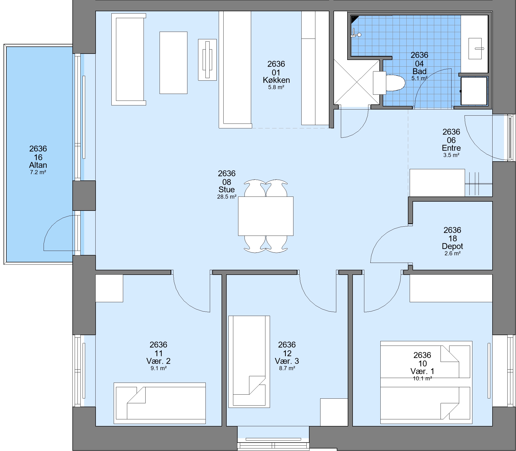 Nørregade 71F, 1. 6, 7430 Ikast billede 2