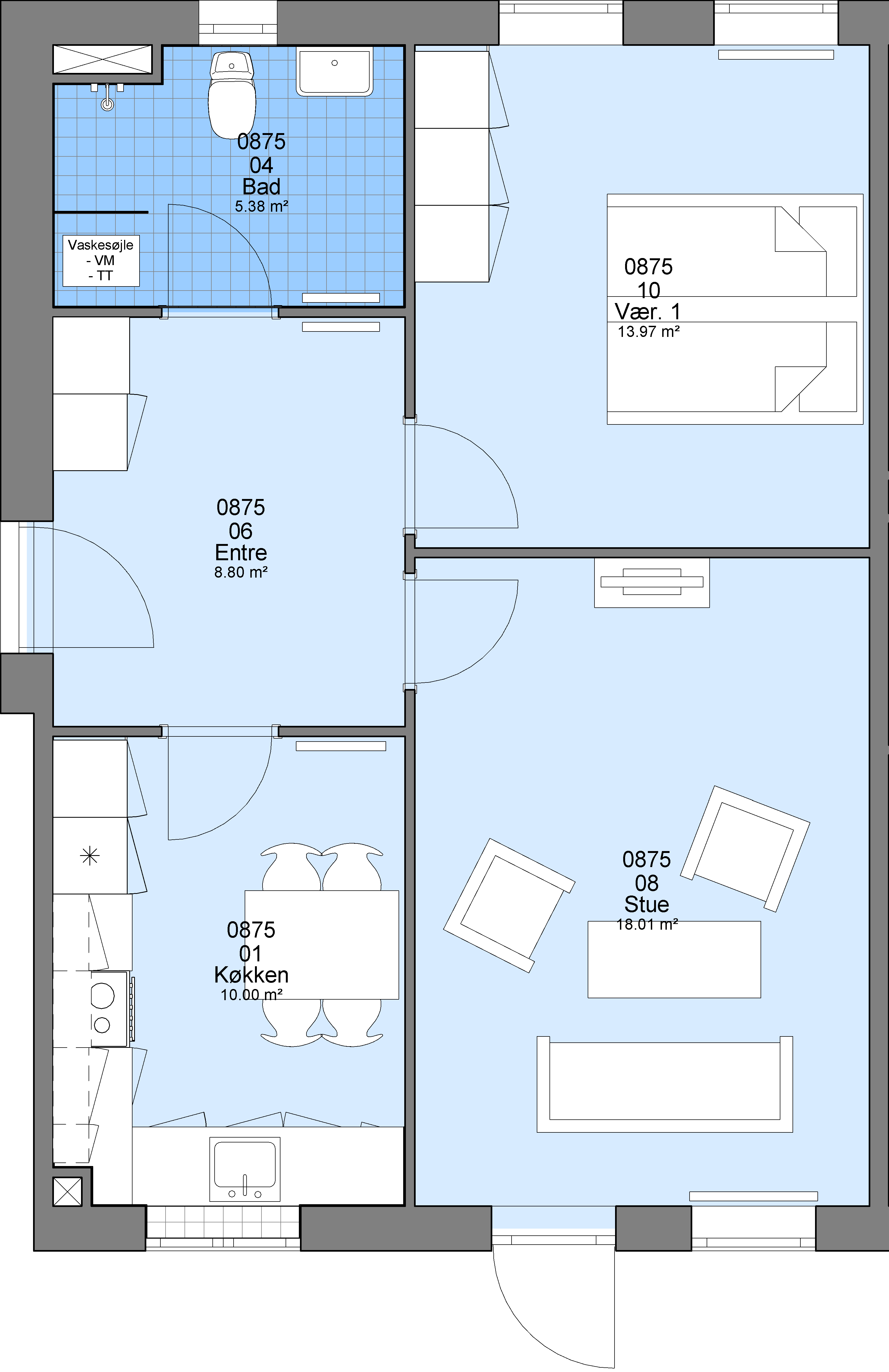 2-room apartment in Herning image 2
