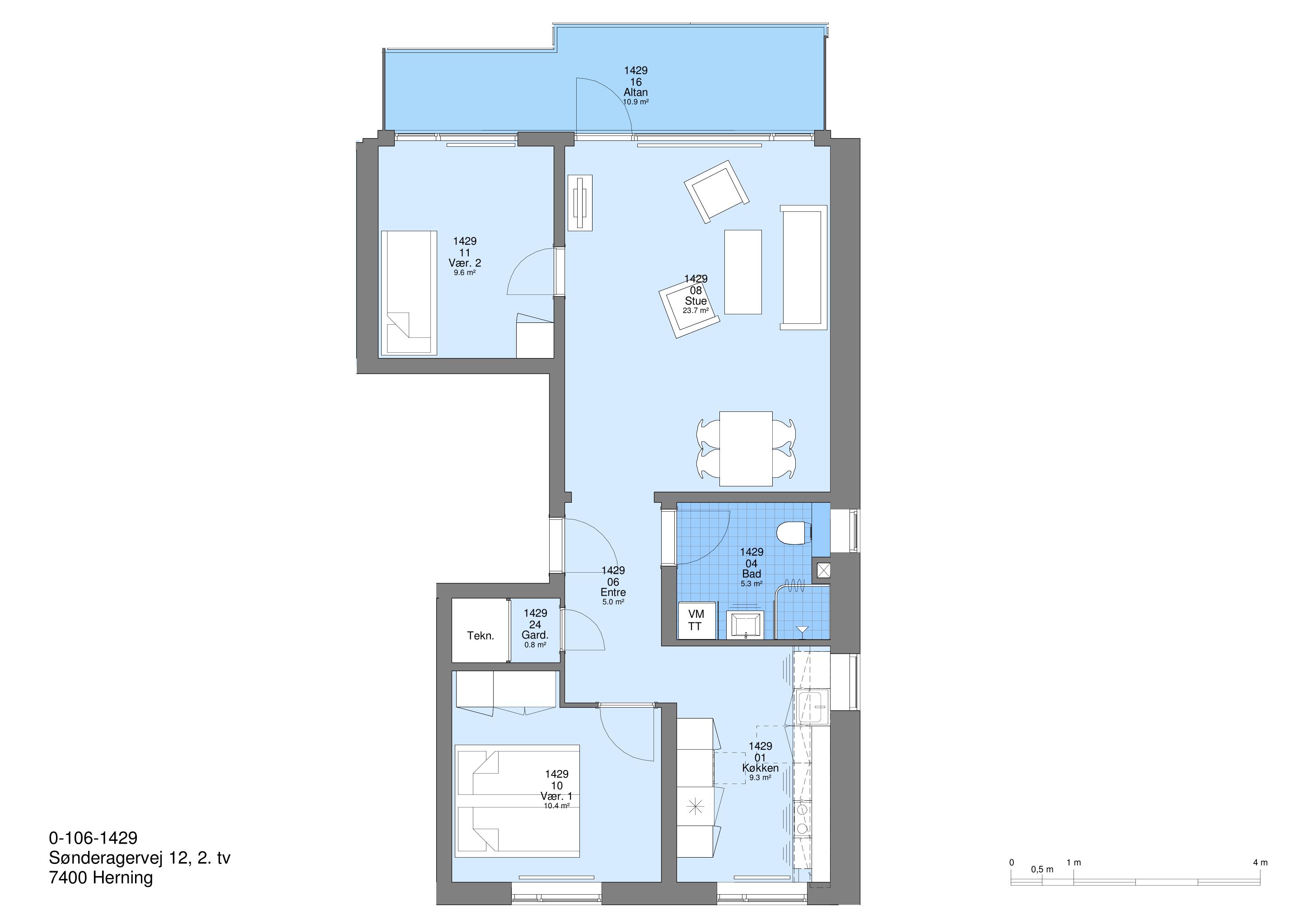 Sønderagervej 12 02 TV, 7400 Herning billede 2