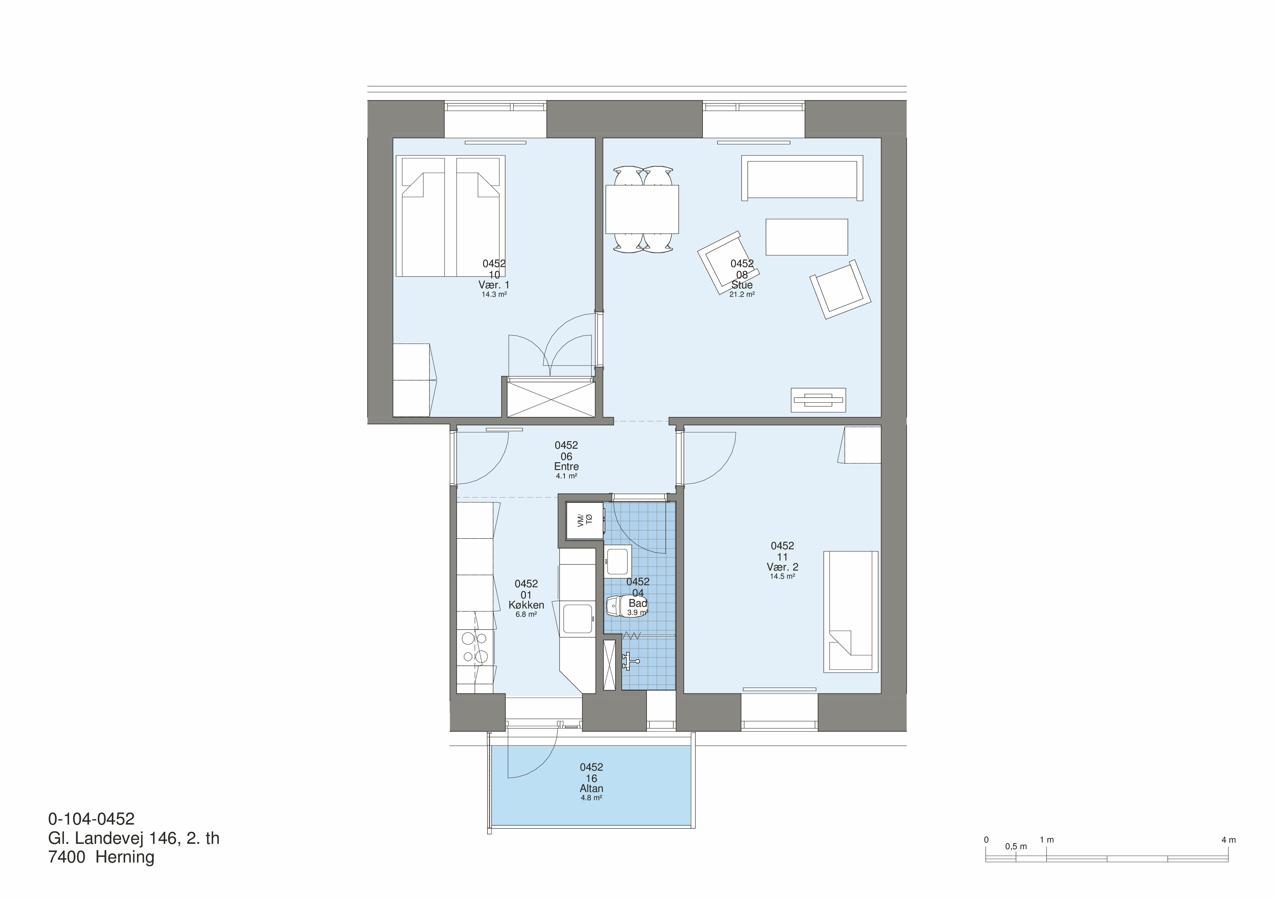 3-room apartment in Herning image 2