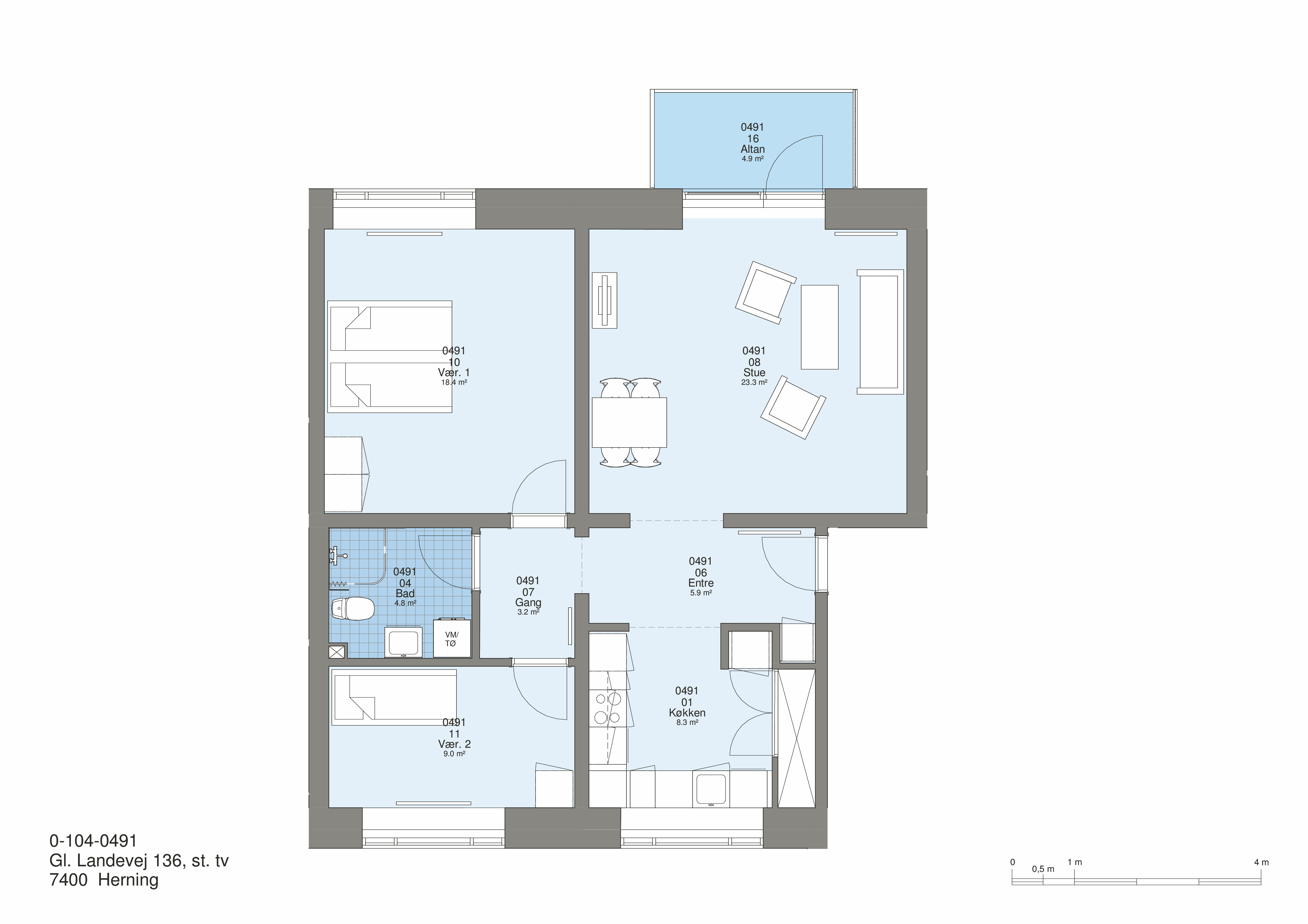 3-room apartment in Herning image 2