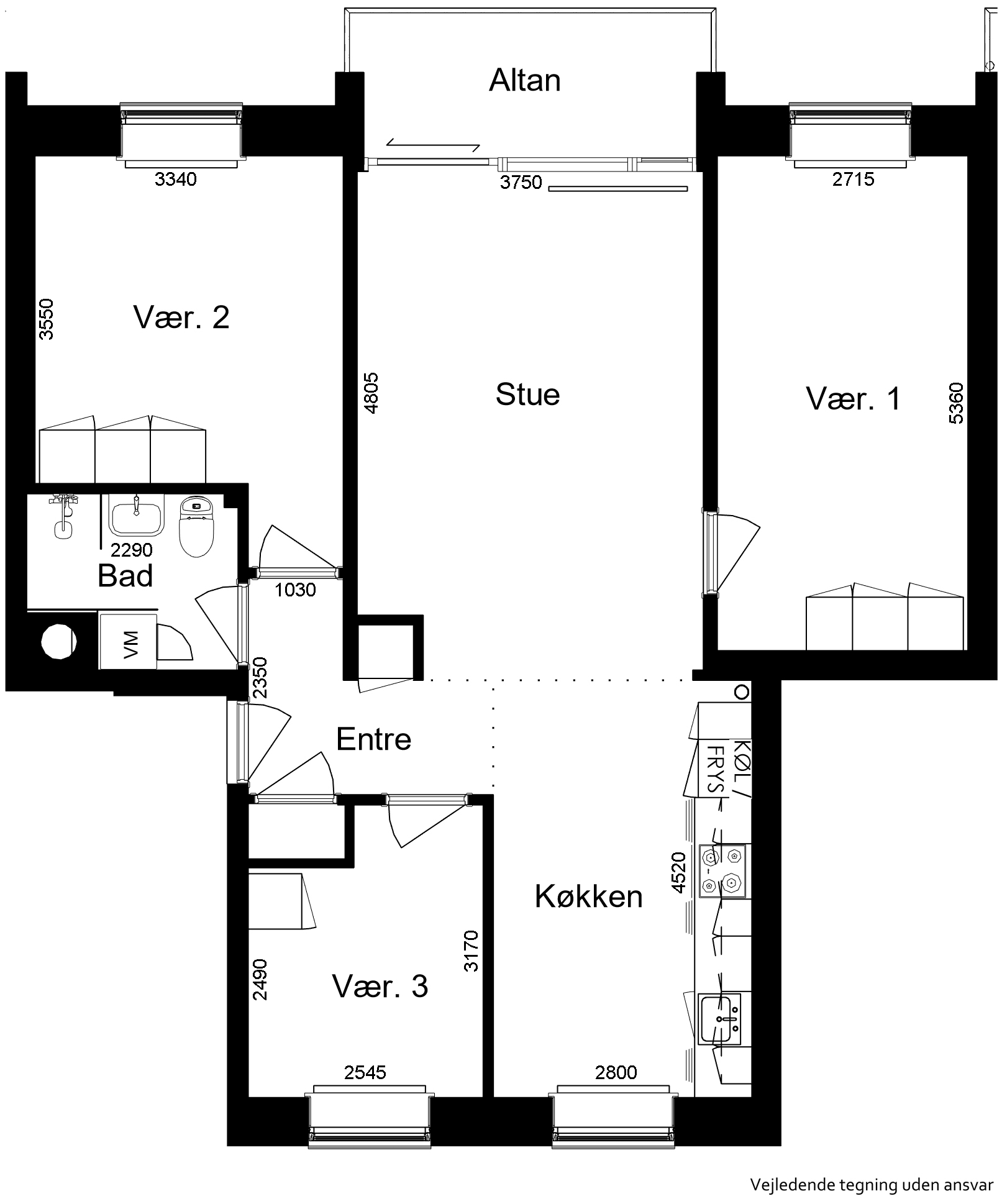 Engparken 22 1. th., 7830 Vinderup billede 2
